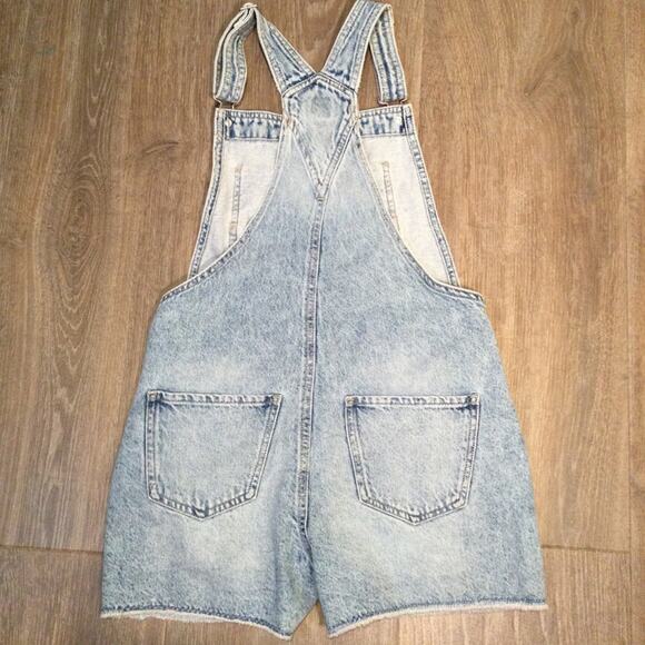 GAP Girls Denim Shortalls XL/12 - Picture 2 of 6